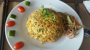Mixed fried rice. I heard they use unfertilized eggs at Deco in Hanoi