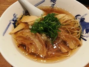 Vegan ramen at Menya Musashi in Tokyo