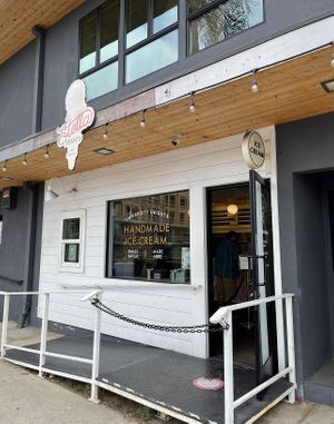 outside   at Stella Jean's in San Diego