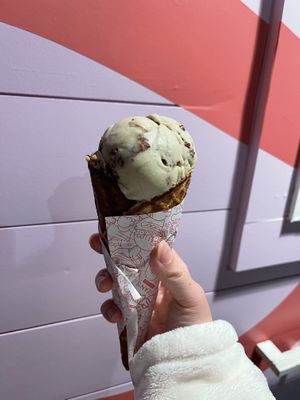 mint waffle chip (“for now flavor”)  at Stella Jean's in San Diego
