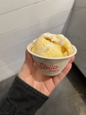 calamansi creamsicle (for now flavor & soo good imo)  at Stella Jean's in San Diego