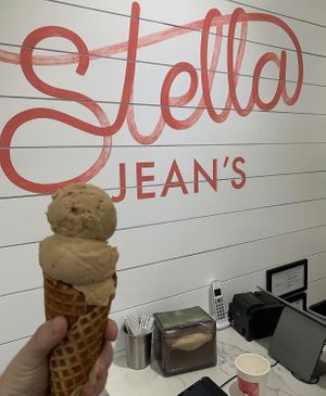 PB&J in a cone at Stella Jean's in San Diego