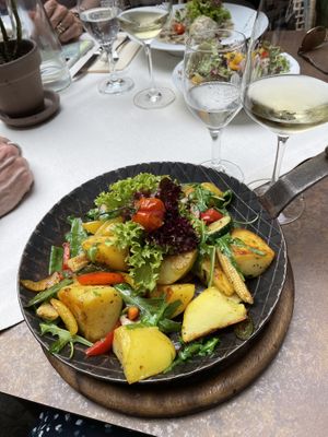Kartoffel-Gemüsepfanne at Stachel in Wurzburg