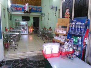 Inside the restaurant at Phuoc Duyen in Da Nang