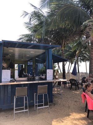The place at The Container Beach Restaurant in Negombo