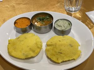 Kancheepuram Idli at Sagar Vegan & Vegetarian Restaurant - West End in London