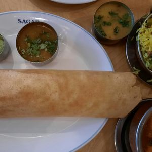 Masala dosa at Sagar Vegan & Vegetarian Restaurant - West End in London