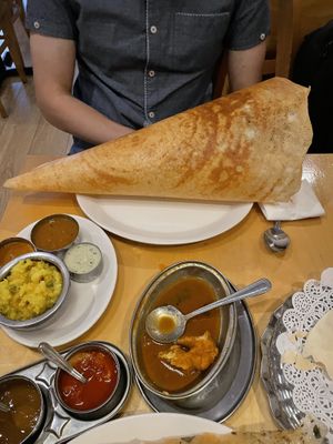 Masala Dosa  at Sagar Vegan & Vegetarian Restaurant - West End in London