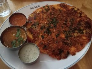 Uttapham masala at Sagar Vegan & Vegetarian Restaurant - West End in London