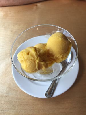 Kulfi, mango ice cream at Sagar Vegan & Vegetarian Restaurant - West End in London