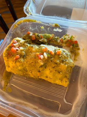 PB downtowner burrito  at Sunnyside Diner - NW 6th St in Oklahoma City