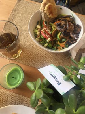 Noodles de courgette Vegan at Bosque Bio in Almada