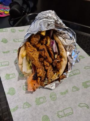 Gyros at What The Pitta in Brighton