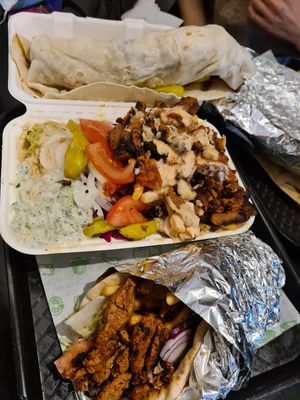 Kebab, gyros and loaded fries at What The Pitta in Brighton