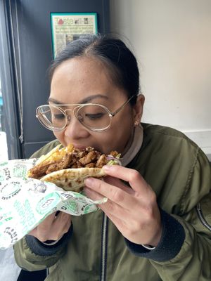 That’s how big the portions were at What The Pitta in Brighton