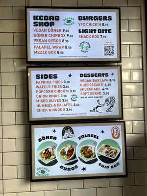 Menu   at What The Pitta in Brighton