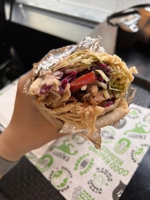 donee kebab  at What The Pitta in Brighton