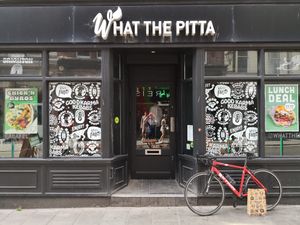 Outside   at What The Pitta in Brighton