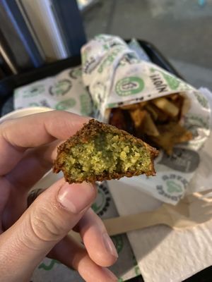 Falafel  at What The Pitta in Brighton