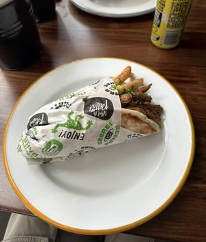 Vegan gyros 😍  at What The Pitta in Brighton