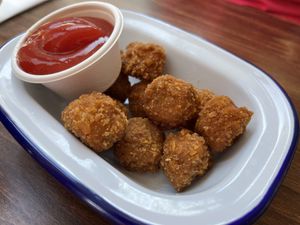 Popcorn chicken  at What The Pitta in Brighton