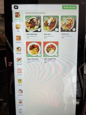 Mains  at What The Pitta in Brighton