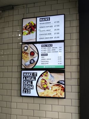 Menu at What The Pitta in Brighton