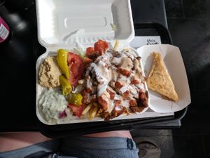 Donna chip box 😍 at What The Pitta in Brighton