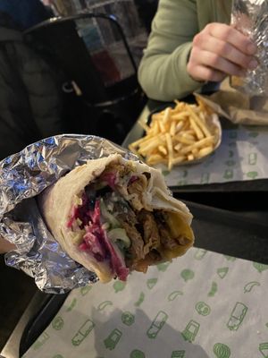 Vegan doner! at What The Pitta in Brighton