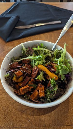 Oaxacan Buddha Bowl at Kitchen428 Restaurant and Mojo's Lounge in Woodland