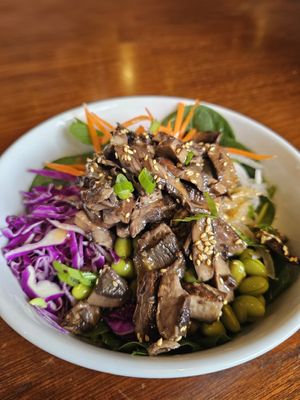 Vegan Buddha Bowl at Kitchen428 Restaurant and Mojo's Lounge in Woodland