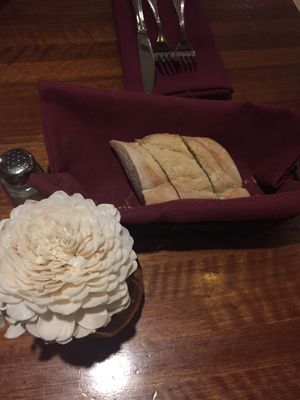 Their free bread is vegan (sour dough). Waitress double checked for me.  at Kitchen428 Restaurant and Mojo's Lounge in Woodland