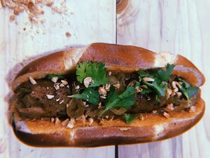 Sriracha Hot Dog at Gardeno in Tijuana