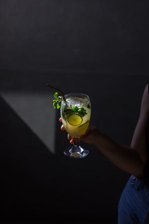 Mojito kombucha 💚 at Gardeno in Tijuana