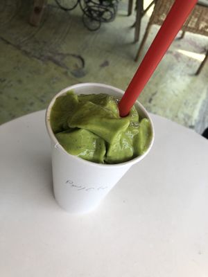 The green hulk! It’s amazing. at The Organic Press in Toronto