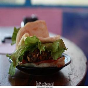 Ferderfer Burger at KhanaNirvana Community Cafe in Dharamshala