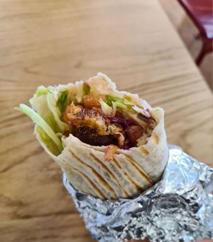 Falafel wrap at Munich Kebab in Paris