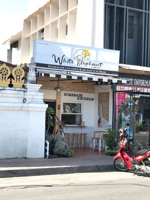 From across the street at White Elephant in Chiang Mai