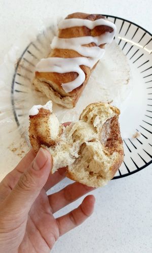 Cinnamon rolls at The Bread Blue - Seocho in Seoul