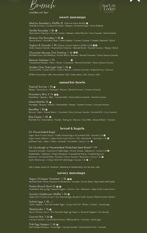 Menu 2026 at Madiha Surf Lodge in Matara