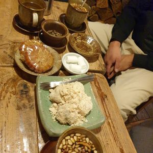 nice traditional set at Traditional Tea House Insadong (전통 찻집 인사동) in Seoul