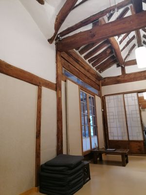 Interior of the back Hanok house. at Traditional Tea House Insadong (전통 찻집 인사동) in Seoul