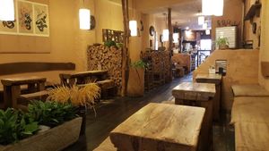 Interior at Traditional Tea House Insadong (전통 찻집 인사동) in Seoul