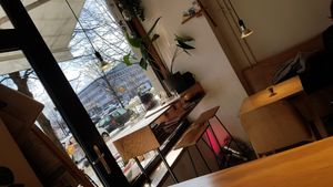 Inside at Orange Coffee in Berlin