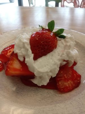 Strawberry Shortcake at Veg Eats Foods  in Delray Beach