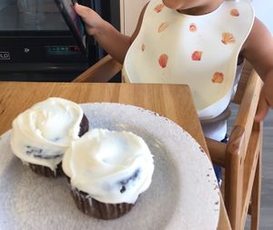 Chocolate buttercream cupcake  at Veg Eats Foods  in Delray Beach