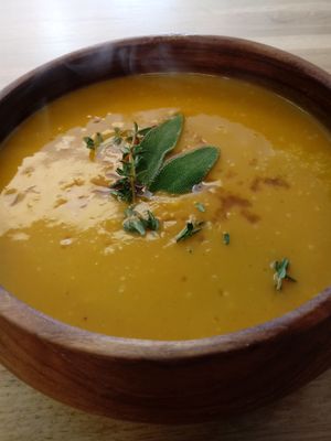 Butternut Squash Soup at Veg Eats Foods  in Delray Beach