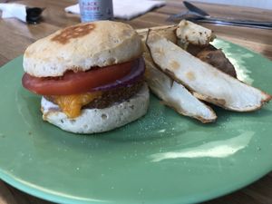 “The Ranch” Chicken & Buscuit  at Veg Eats Foods  in Delray Beach