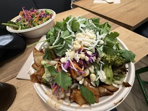 vegan dishes  at Rice On! in Berlin