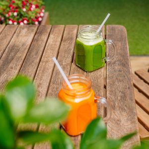 Carotene Blast chlorophyll clenser at Soul Food Kitchen in Glasgow